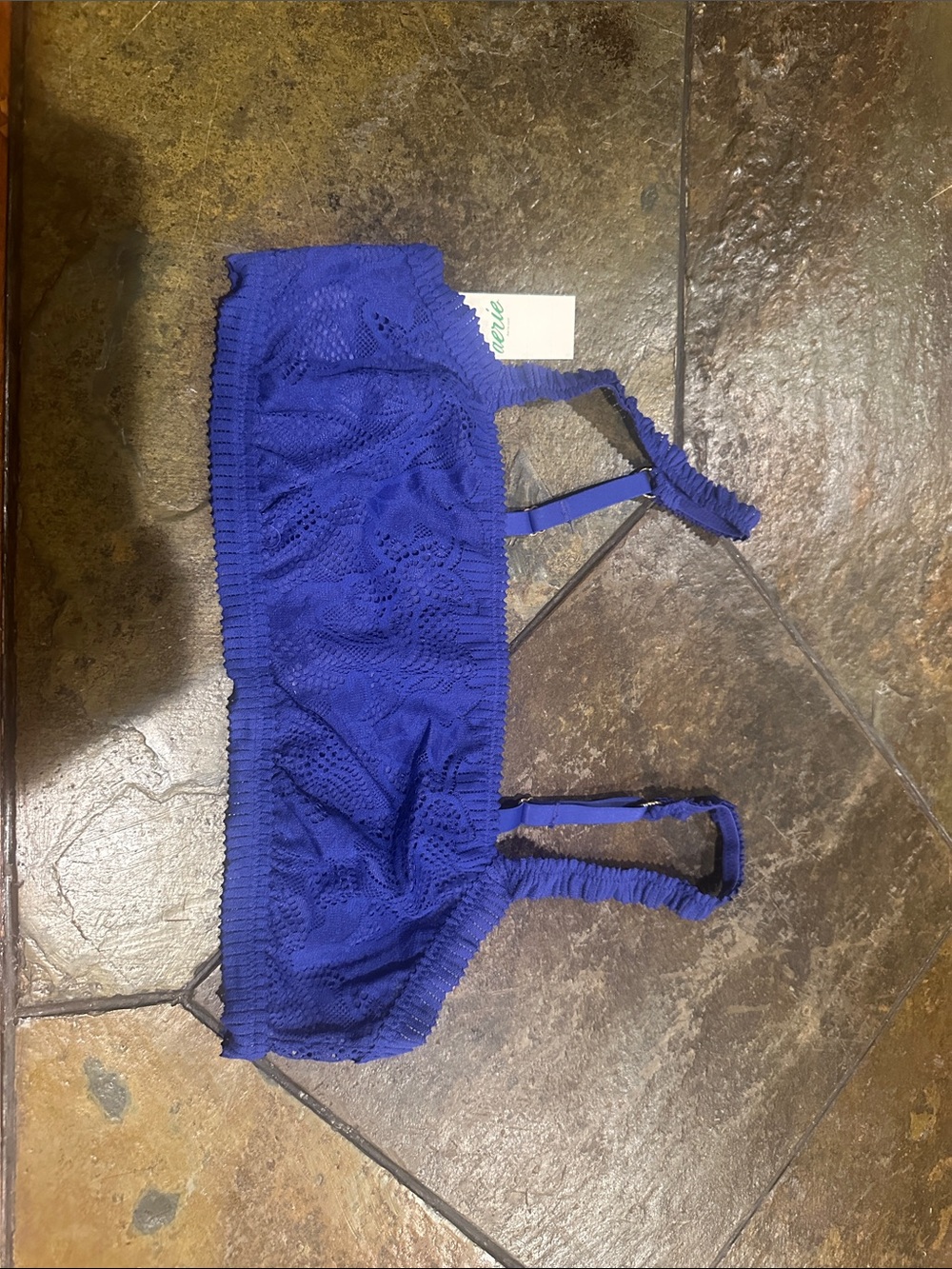 aerie Lace Bralette in Royal Blue